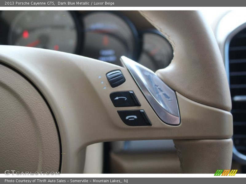 Dark Blue Metallic / Luxor Beige 2013 Porsche Cayenne GTS