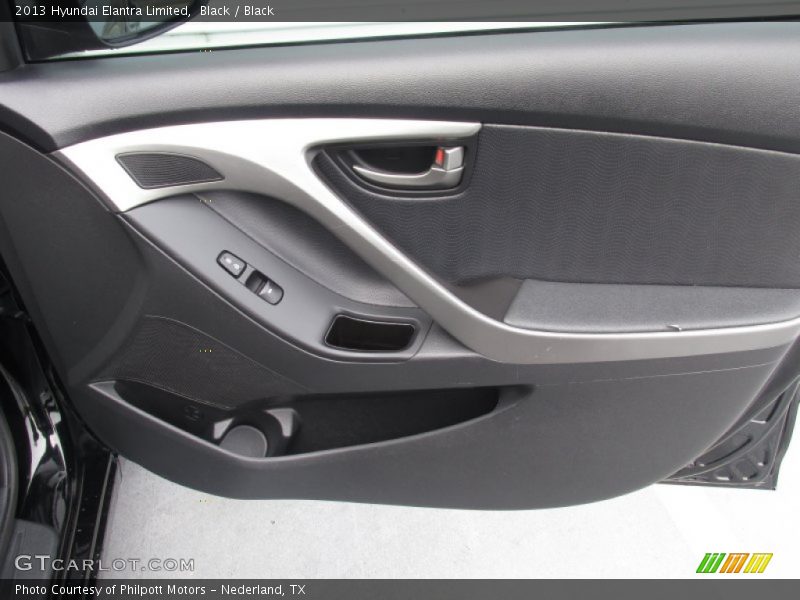 Black / Black 2013 Hyundai Elantra Limited