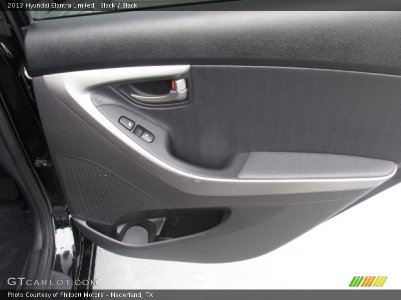 Black / Black 2013 Hyundai Elantra Limited