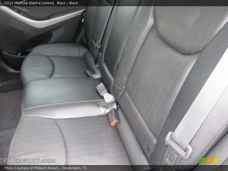 Black / Black 2013 Hyundai Elantra Limited