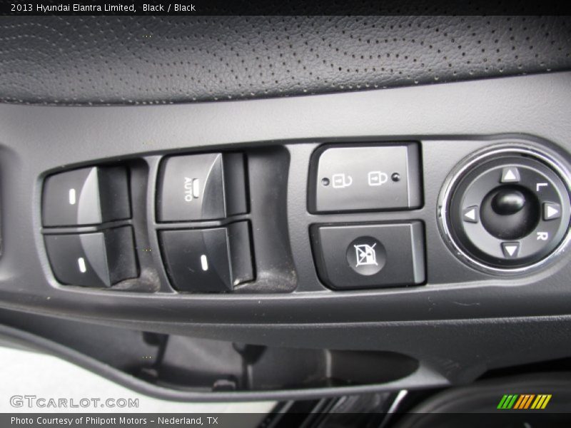 Black / Black 2013 Hyundai Elantra Limited