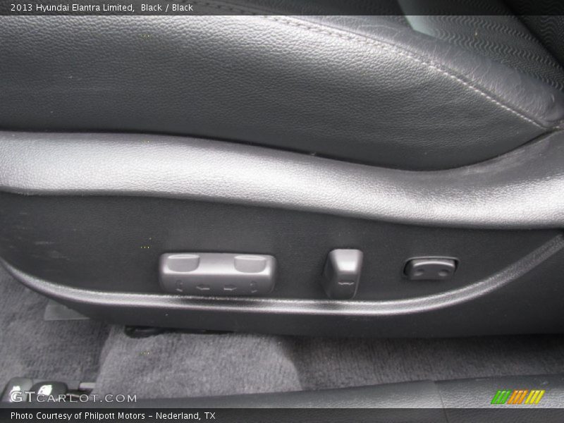 Black / Black 2013 Hyundai Elantra Limited