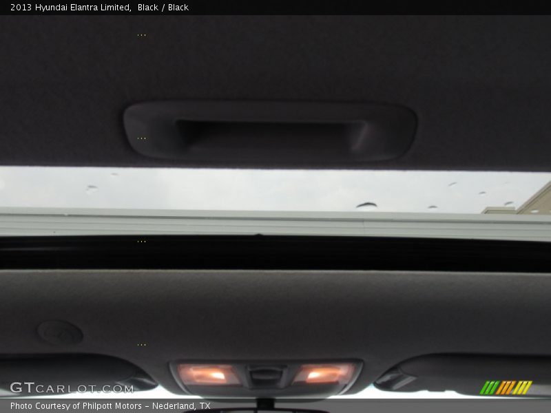 Black / Black 2013 Hyundai Elantra Limited