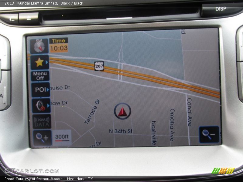 Black / Black 2013 Hyundai Elantra Limited