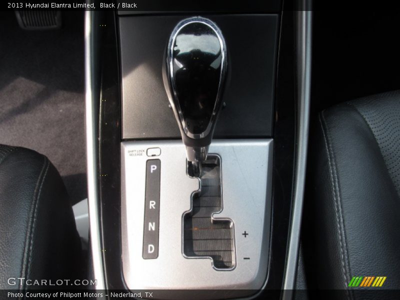 Black / Black 2013 Hyundai Elantra Limited