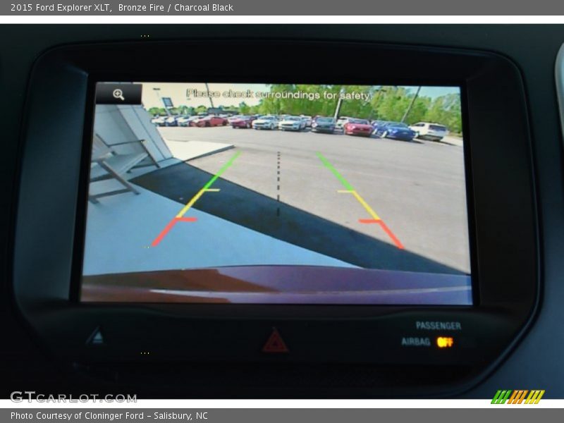 Bronze Fire / Charcoal Black 2015 Ford Explorer XLT