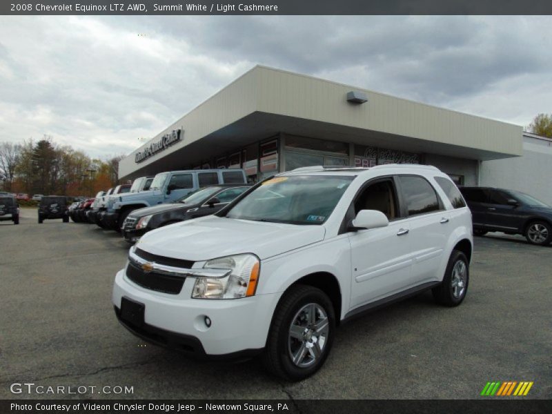 Summit White / Light Cashmere 2008 Chevrolet Equinox LTZ AWD