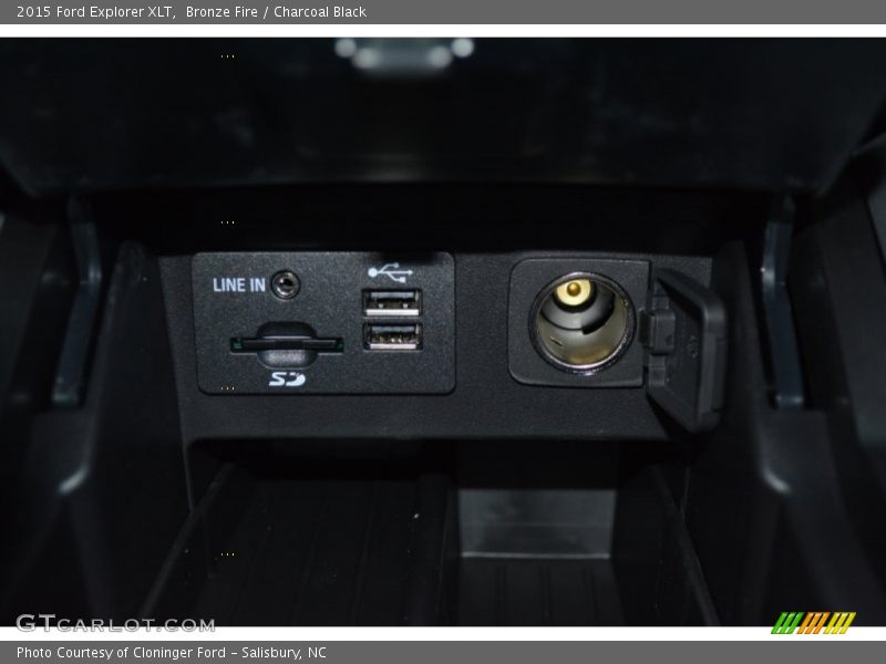 Bronze Fire / Charcoal Black 2015 Ford Explorer XLT