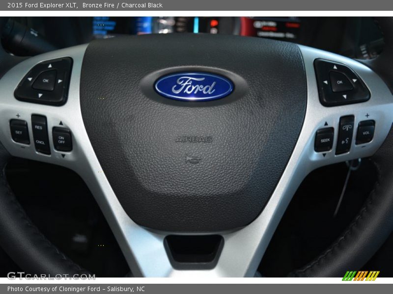 Bronze Fire / Charcoal Black 2015 Ford Explorer XLT