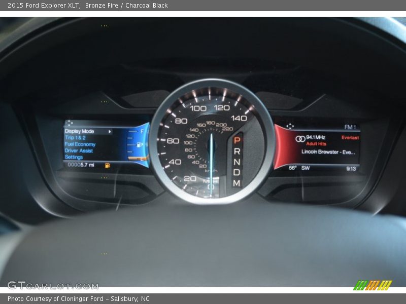 Bronze Fire / Charcoal Black 2015 Ford Explorer XLT