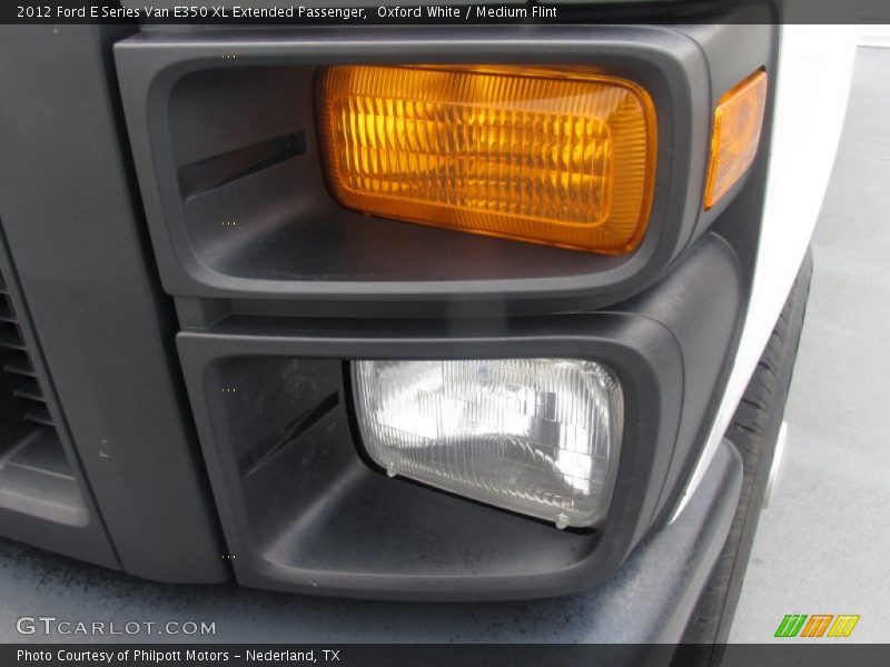 Oxford White / Medium Flint 2012 Ford E Series Van E350 XL Extended Passenger