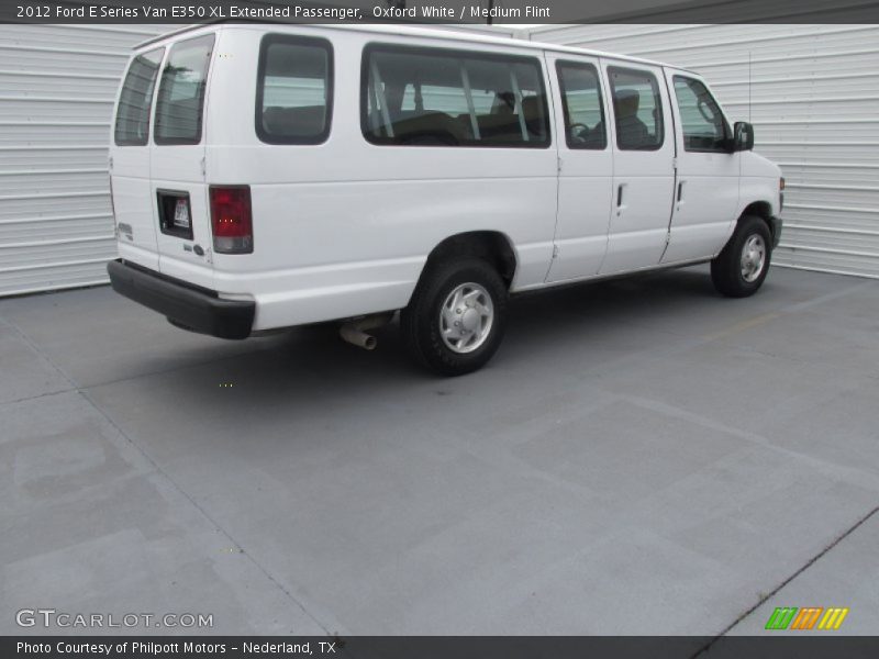 Oxford White / Medium Flint 2012 Ford E Series Van E350 XL Extended Passenger