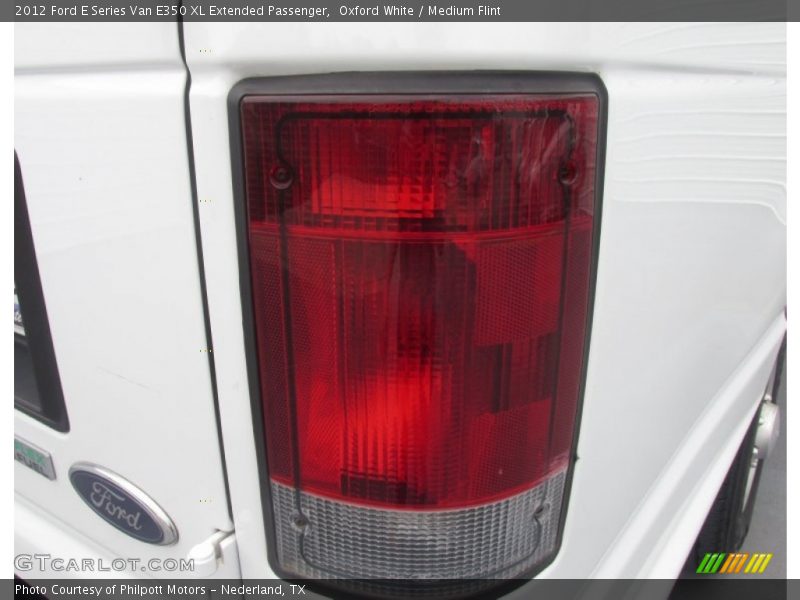 Oxford White / Medium Flint 2012 Ford E Series Van E350 XL Extended Passenger
