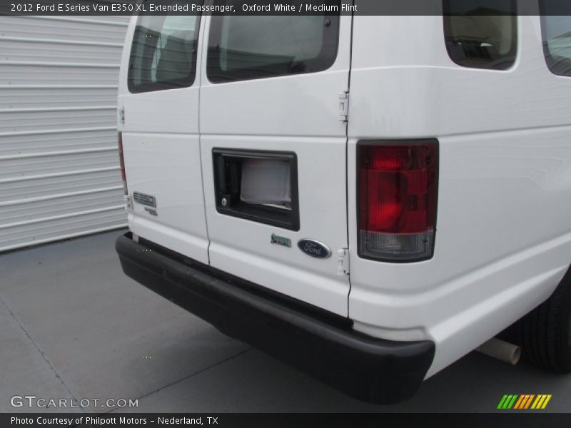 Oxford White / Medium Flint 2012 Ford E Series Van E350 XL Extended Passenger