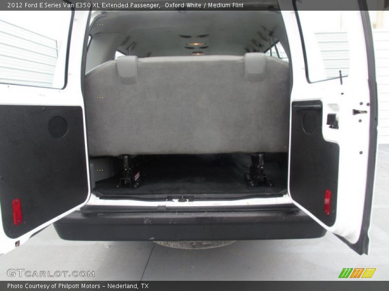 Oxford White / Medium Flint 2012 Ford E Series Van E350 XL Extended Passenger