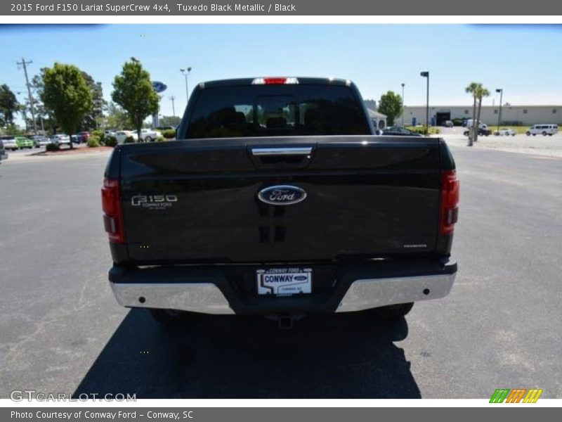 Tuxedo Black Metallic / Black 2015 Ford F150 Lariat SuperCrew 4x4