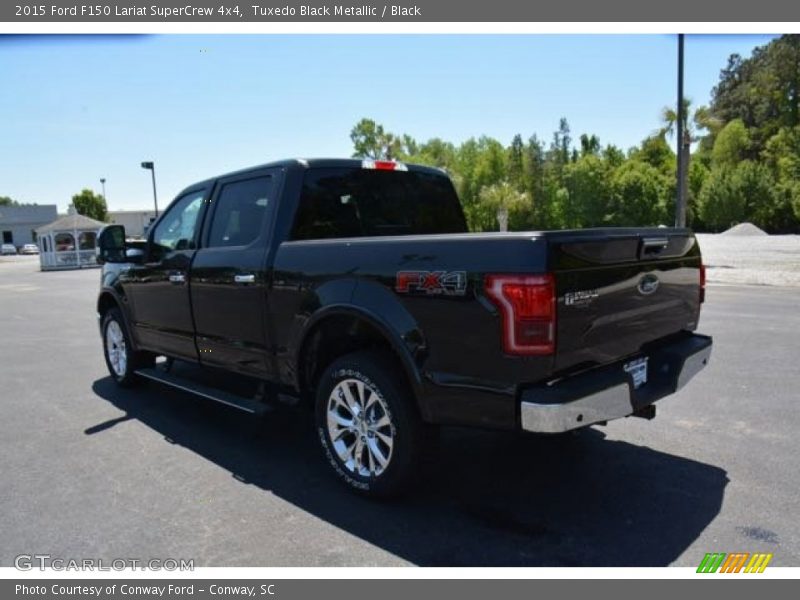 Tuxedo Black Metallic / Black 2015 Ford F150 Lariat SuperCrew 4x4