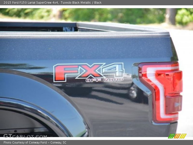 Tuxedo Black Metallic / Black 2015 Ford F150 Lariat SuperCrew 4x4