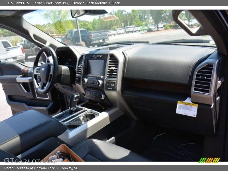 Tuxedo Black Metallic / Black 2015 Ford F150 Lariat SuperCrew 4x4