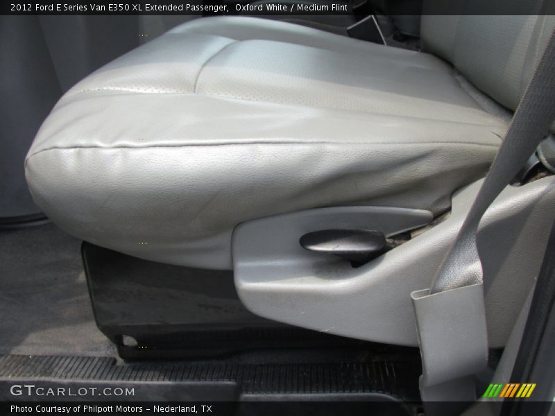 Oxford White / Medium Flint 2012 Ford E Series Van E350 XL Extended Passenger