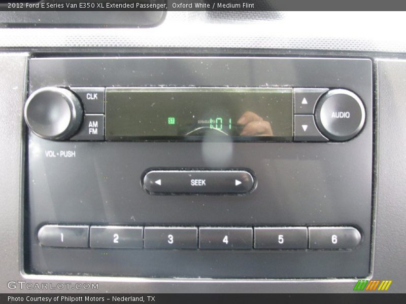 Oxford White / Medium Flint 2012 Ford E Series Van E350 XL Extended Passenger