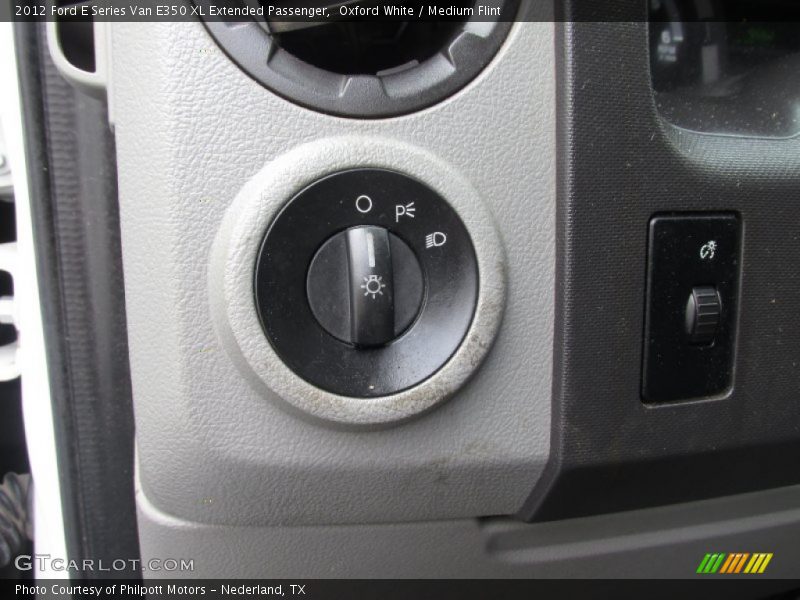 Oxford White / Medium Flint 2012 Ford E Series Van E350 XL Extended Passenger