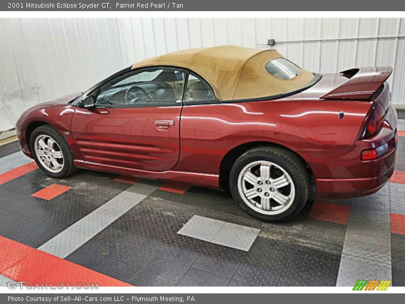 Patriot Red Pearl / Tan 2001 Mitsubishi Eclipse Spyder GT