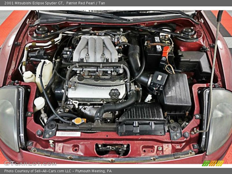 Patriot Red Pearl / Tan 2001 Mitsubishi Eclipse Spyder GT
