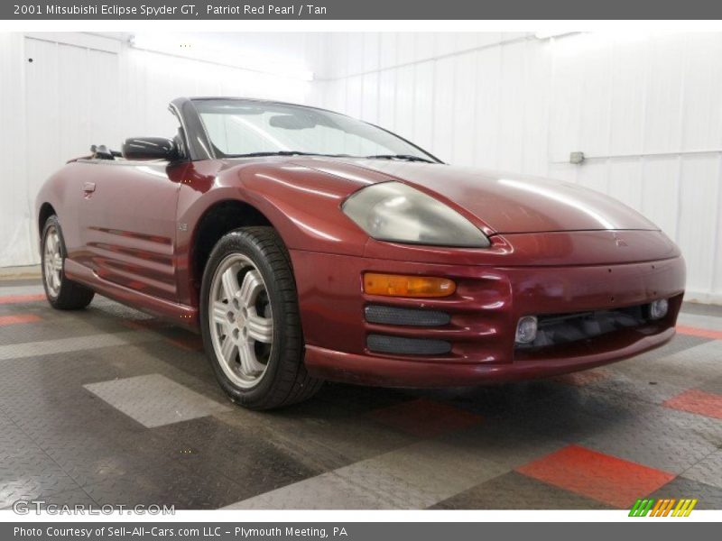 Patriot Red Pearl / Tan 2001 Mitsubishi Eclipse Spyder GT