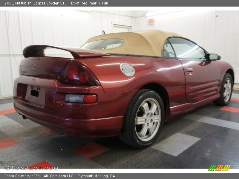 Patriot Red Pearl / Tan 2001 Mitsubishi Eclipse Spyder GT