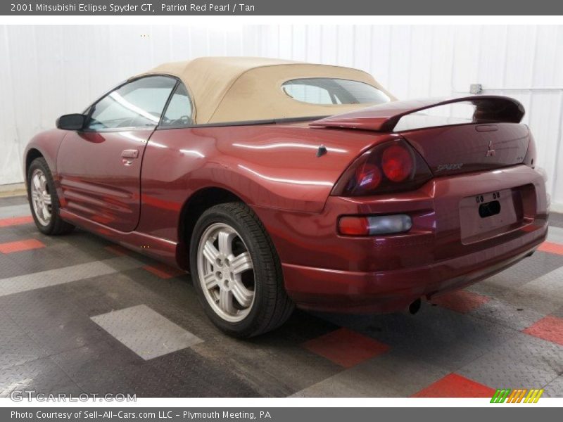 Patriot Red Pearl / Tan 2001 Mitsubishi Eclipse Spyder GT