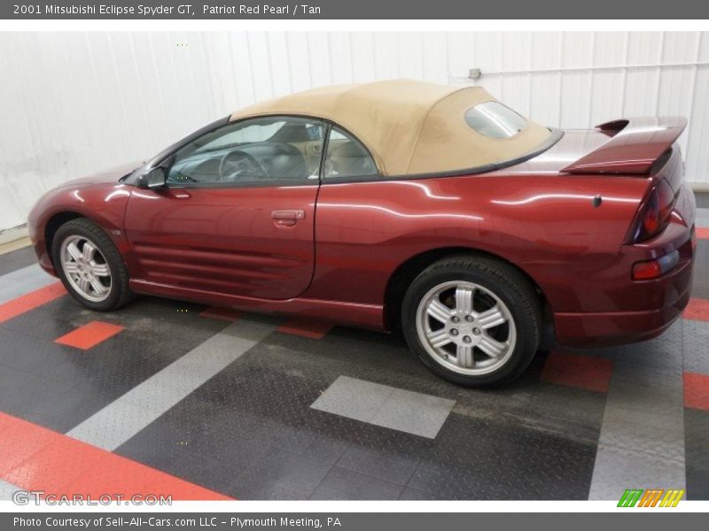 Patriot Red Pearl / Tan 2001 Mitsubishi Eclipse Spyder GT