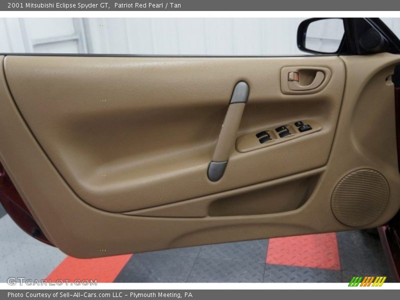 Patriot Red Pearl / Tan 2001 Mitsubishi Eclipse Spyder GT