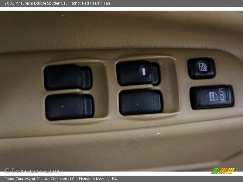 Patriot Red Pearl / Tan 2001 Mitsubishi Eclipse Spyder GT