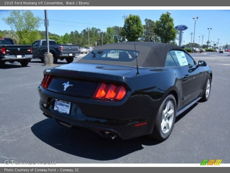 Black / Ebony 2015 Ford Mustang V6 Convertible