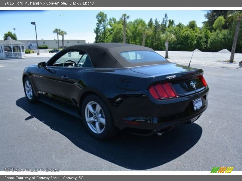 Black / Ebony 2015 Ford Mustang V6 Convertible