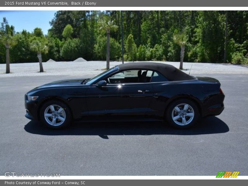 Black / Ebony 2015 Ford Mustang V6 Convertible
