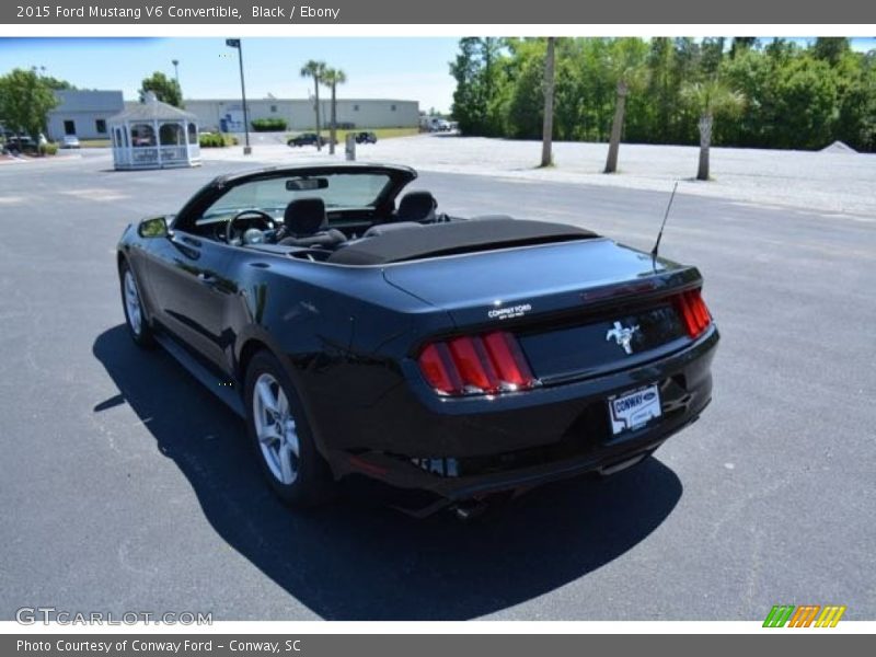 Black / Ebony 2015 Ford Mustang V6 Convertible