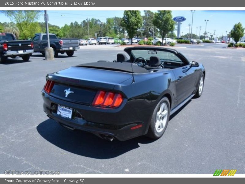 Black / Ebony 2015 Ford Mustang V6 Convertible