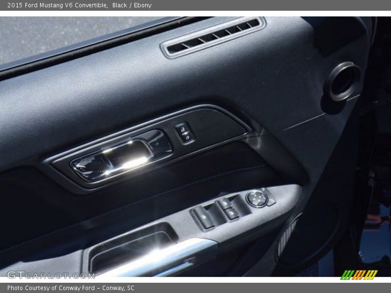 Black / Ebony 2015 Ford Mustang V6 Convertible