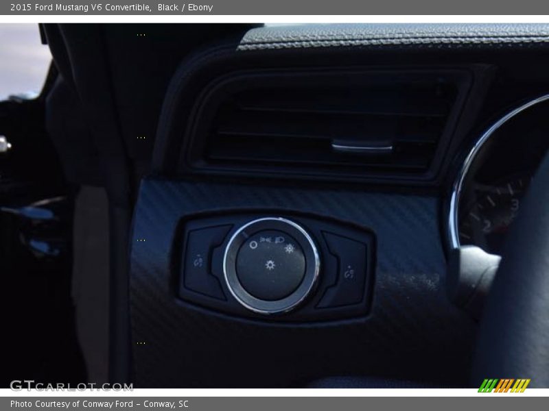 Black / Ebony 2015 Ford Mustang V6 Convertible