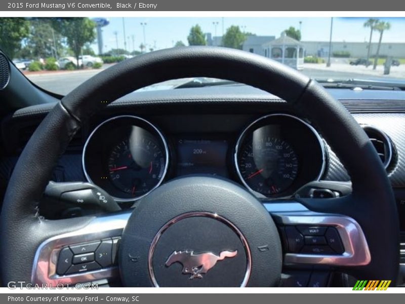 Black / Ebony 2015 Ford Mustang V6 Convertible