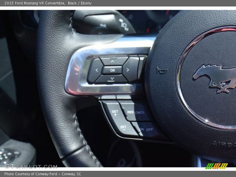 Black / Ebony 2015 Ford Mustang V6 Convertible