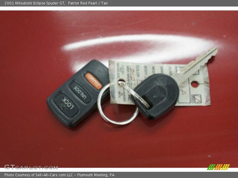 Patriot Red Pearl / Tan 2001 Mitsubishi Eclipse Spyder GT