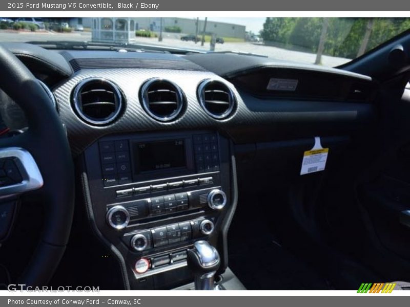 Black / Ebony 2015 Ford Mustang V6 Convertible
