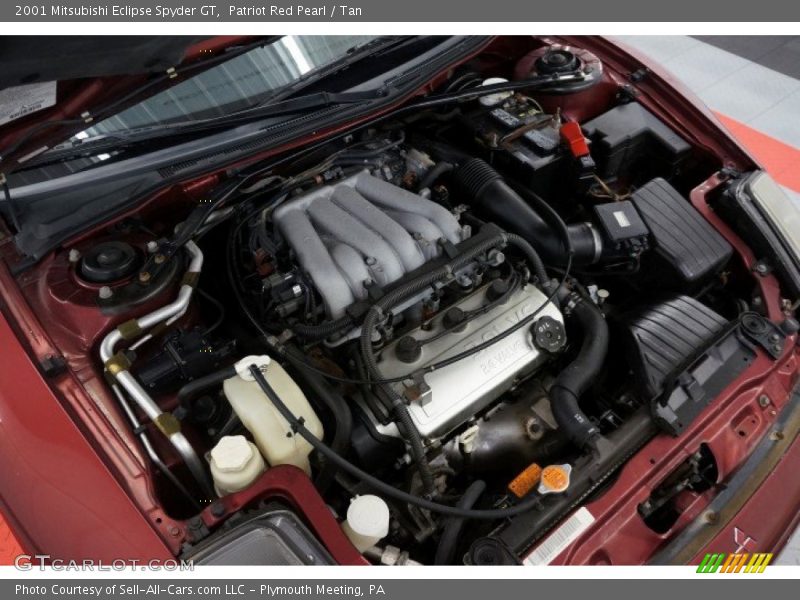 Patriot Red Pearl / Tan 2001 Mitsubishi Eclipse Spyder GT