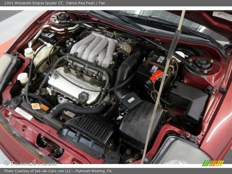 Patriot Red Pearl / Tan 2001 Mitsubishi Eclipse Spyder GT