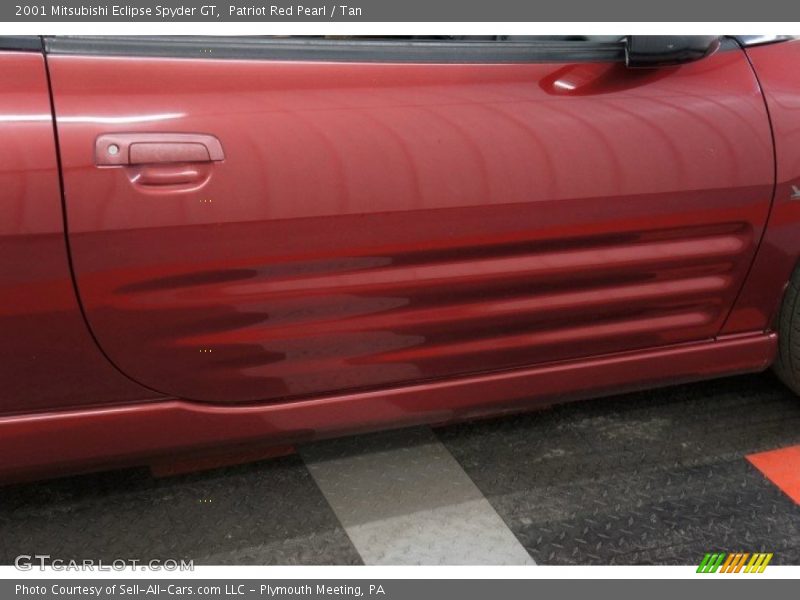 Patriot Red Pearl / Tan 2001 Mitsubishi Eclipse Spyder GT