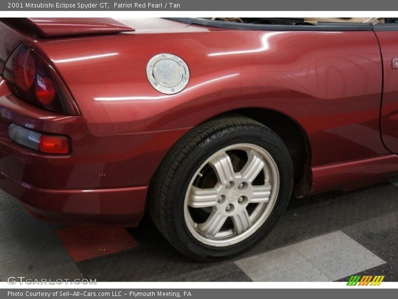 Patriot Red Pearl / Tan 2001 Mitsubishi Eclipse Spyder GT
