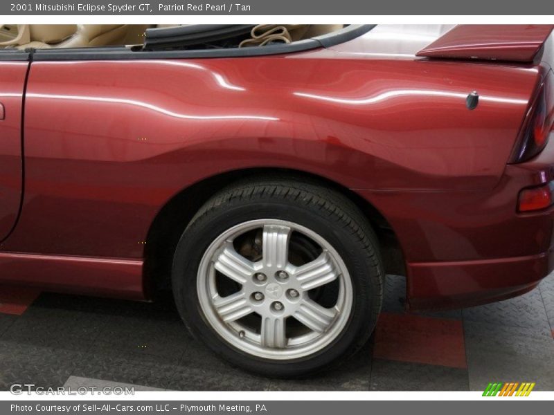 Patriot Red Pearl / Tan 2001 Mitsubishi Eclipse Spyder GT